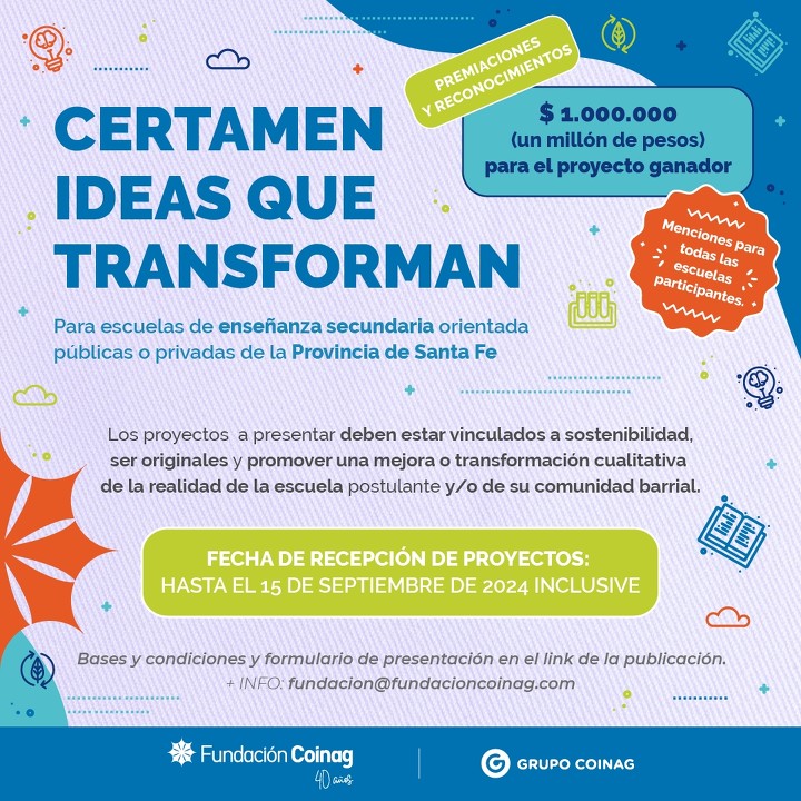 Certamen “Ideas que transforman”!